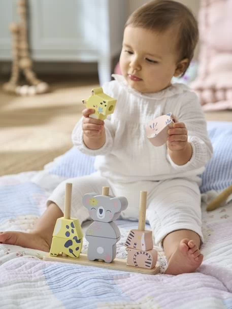 Animaux à Empiler KOALA En Bois FSC® Rose - Vertbaudet 2 Animaux à Empiler KOALA En Bois FSC® Rose - Vertbaudet – Image 2