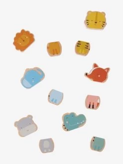 Animaux Magnétiques à Assembler En Bois FSC® Multicolore - Vertbaudet -Vertbaudet Enfant Promos Magasin animaux magnetiques a assembler en bois fsc 3