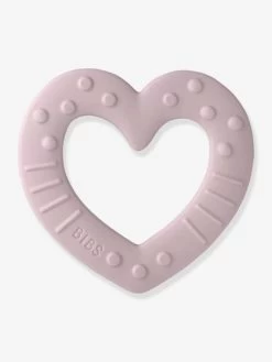 Anneau De Dentition Baby Bitie Heart BIBS Mauve Pâle - Bibs