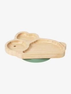 Assiette En Bambou Lapin Naturel - Vertbaudet -Vertbaudet Enfant Promos Magasin assiette en bambou lapin 2
