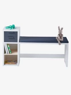 Banc De Lecture + Rangement LIGNE REGLISSE Blanc/gris Foncé - Vertbaudet 8 Banc De Lecture + Rangement LIGNE REGLISSE Blanc/gris Foncé - Vertbaudet -Vertbaudet Enfant Promos Magasin banc de lecture rangement ligne reglisse 3
