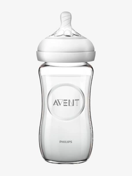 Biberon Verre 240 Ml Philips AVENT Natural Sans BPA Transparent - Philips Avent 3 Biberon Verre 240 Ml Philips AVENT Natural Sans BPA Transparent - Philips Avent – Image 3