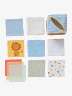 Boîte à Mouchoirs Sensoriels En Tissu Multicolor - Vertbaudet -Vertbaudet Enfant Promos Magasin boite a mouchoirs sensoriels en tissu 2