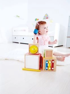 Boîtes Gigognes Musicales HAPE Rouge - Hape -Vertbaudet Enfant Promos Magasin boites gigognes musicales hape 3