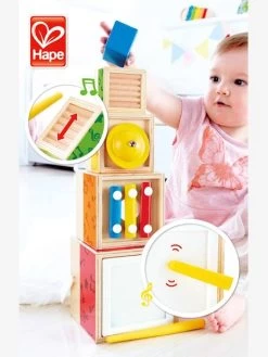 Boîtes Gigognes Musicales HAPE Rouge - Hape -Vertbaudet Enfant Promos Magasin boites gigognes musicales hape 5