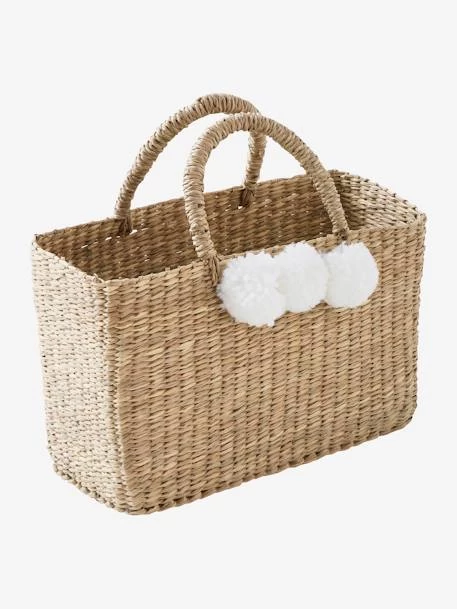 Cabas De Course En Herbier Beige - Vertbaudet 2 Cabas De Course En Herbier Beige - Vertbaudet – Image 2