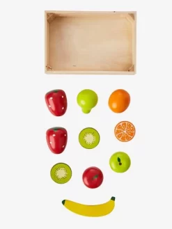 Cagette De Fruits En Bois FSC® Pour Dinette Multicolore - Vertbaudet -Vertbaudet Enfant Promos Magasin cagette de fruits en bois fsc pour dinette 3