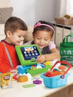 Caisse Enregistreuse Interactive Maxi Shopping - VTECH Multicolore - Toutes Les Marques -Vertbaudet Enfant Promos Magasin caisse enregistreuse interactive maxi shopping vtech 2