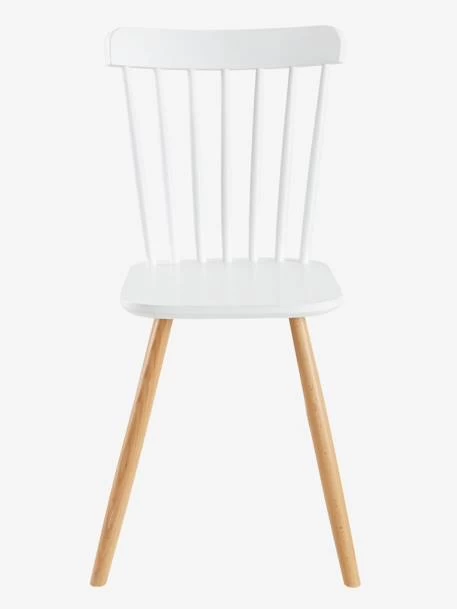 Chaise Enfant Basic, Assise H 45 Cm Blanc/bois - Vertbaudet 2 Chaise Enfant Basic, Assise H 45 Cm Blanc/bois - Vertbaudet – Image 2