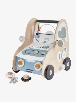 Chariot De Marche Avec Freins EN VOITURE SIMON En Bois FSC® Multicolore - Vertbaudet -Vertbaudet Enfant Promos Magasin chariot de marche avec freins en voiture simon en bois fsc 2