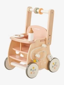 Chariot De Marche Poussette En Bois FSC® Rose - Vertbaudet 10 Chariot De Marche Poussette En Bois FSC® Rose - Vertbaudet -Vertbaudet Enfant Promos Magasin chariot de marche poussette en bois fsc 4