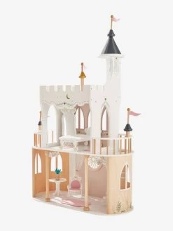 Château De Princesse Pour Poupées Mannequins En Bois FSC® Blanc - Vertbaudet -Vertbaudet Enfant Promos Magasin chateau de princesse pour poupees mannequins en bois fsc 3