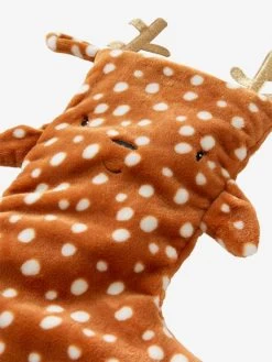 Chaussette De Noël Fausse Fourrure Renne Marron - Vertbaudet -Vertbaudet Enfant Promos Magasin chaussette de noel fausse fourrure renne 2