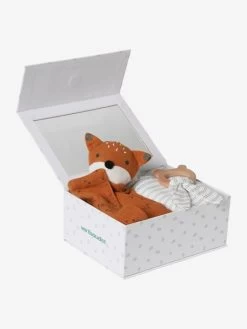 Coffret Cadeau 3 Pièces : Lange + Doudou + Hochet Rose - Vertbaudet -Vertbaudet Enfant Promos Magasin coffret cadeau 3 pieces lange doudou hochet 2
