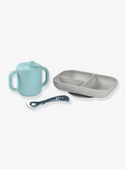 Coffret D’apprentissage 3 Pièces BEABA En Silicone Rose - Beaba -Vertbaudet Enfant Promos Magasin coffret dapprentissage 3 pieces beaba en silicone 3