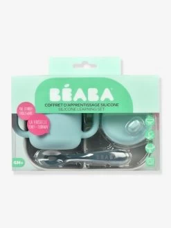 Coffret D’apprentissage 3 Pièces BEABA En Silicone Rose - Beaba -Vertbaudet Enfant Promos Magasin coffret dapprentissage 3 pieces beaba en silicone 5