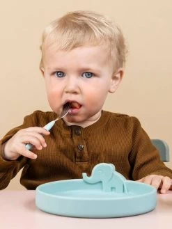 Coffret Repas 3 Pièces DONE BY DEER Peekaboo Deer Friends En Silicone Bleu - Done By Deer -Vertbaudet Enfant Promos Magasin coffret repas 3 pieces done by deer peekaboo deer friends en silicone 2