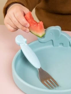 Coffret Repas 3 Pièces DONE BY DEER Peekaboo Deer Friends En Silicone Bleu - Done By Deer -Vertbaudet Enfant Promos Magasin coffret repas 3 pieces done by deer peekaboo deer friends en silicone 3