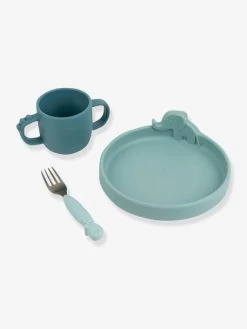 Coffret Repas 3 Pièces DONE BY DEER Peekaboo Deer Friends En Silicone Bleu - Done By Deer -Vertbaudet Enfant Promos Magasin coffret repas 3 pieces done by deer peekaboo deer friends en silicone 4