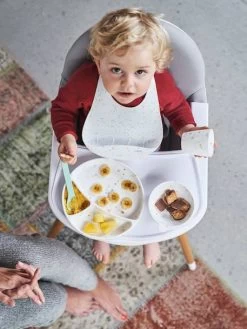 Coffret Repas En Silicone Set Baby Blue - Vertbaudet -Vertbaudet Enfant Promos Magasin coffret repas en silicone 4