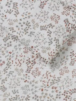 Couette + Oreiller Poupon En Gaze De Coton Flora Multicolore - Vertbaudet -Vertbaudet Enfant Promos Magasin couette oreiller poupon en gaze de coton flora 3