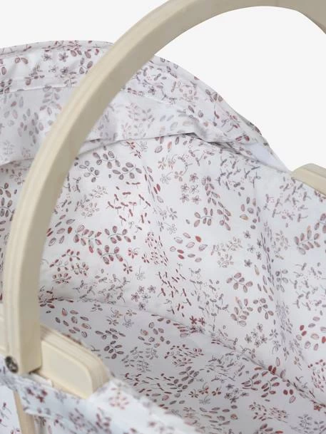 Couffin Pour Poupon En Bois FSC® Et Tissu Beige - Vertbaudet 4 Couffin Pour Poupon En Bois FSC® Et Tissu Beige - Vertbaudet – Image 4