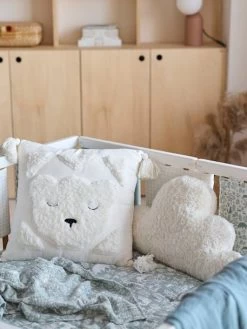 Coussin Nuage En Sherpa Ecru - Vertbaudet -Vertbaudet Enfant Promos Magasin coussin nuage en sherpa 3