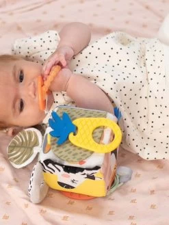 Cube D'Éveil Savane - TAF TOYS Orange - Taf Toys -Vertbaudet Enfant Promos Magasin cube deveil savane taf toys 2