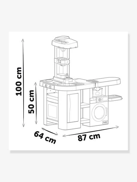 Cuisine Tefal Clean - SMOBY Blanc - Smoby 5 Cuisine Tefal Clean - SMOBY Blanc - Smoby – Image 5