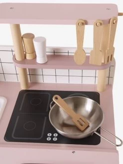 Cuisinette Design En Bois FSC® Rose - Vertbaudet -Vertbaudet Enfant Promos Magasin cuisinette design en bois fsc 2