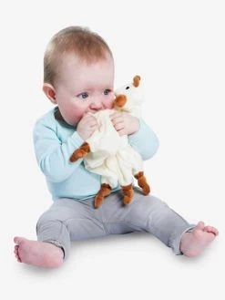 Doudou Avec Attache Sucette Sophie La Girafe VULLI Beige - Sophie La Girafe -Vertbaudet Enfant Promos Magasin doudou avec attache sucette sophie la girafe vulli 2