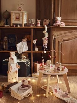 Doudou Carré En Gaze De Coton GRENIER Blanc - Vertbaudet -Vertbaudet Enfant Promos Magasin doudou carre en gaze de coton grenier 2