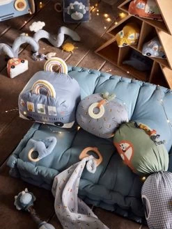 Doudou En Gaze De Coton + Hochet En Bois PETIT DINO Multicolore - Vertbaudet 10 Doudou En Gaze De Coton + Hochet En Bois PETIT DINO Multicolore - Vertbaudet -Vertbaudet Enfant Promos Magasin doudou en gaze de coton hochet en bois petit dino 4