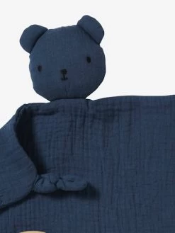Doudou En Gaze De Coton + Hochet Rond Vert - Vertbaudet -Vertbaudet Enfant Promos Magasin doudou en gaze de coton hochet rond 2