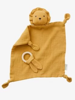 Doudou En Gaze De Coton + Hochet Rond Vert - Vertbaudet -Vertbaudet Enfant Promos Magasin doudou en gaze de coton hochet rond 4