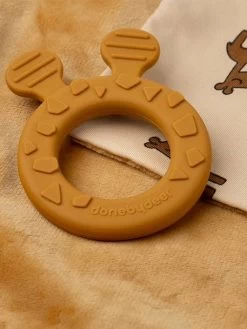 Doudou Plat Attache Sucette - DONE BY DEER Moutarde - Done By Deer 10 Doudou Plat Attache Sucette - DONE BY DEER Moutarde - Done By Deer -Vertbaudet Enfant Promos Magasin doudou plat attache sucette done by deer 4