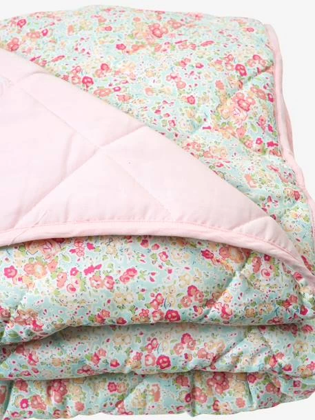 Edredon Matelassé Enfant Vert D'eau - Vertbaudet 2 Edredon Matelassé Enfant Vert D'eau - Vertbaudet – Image 2