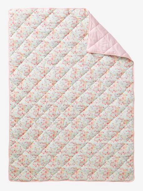 Edredon Matelassé Enfant Vert D'eau - Vertbaudet 3 Edredon Matelassé Enfant Vert D'eau - Vertbaudet – Image 3