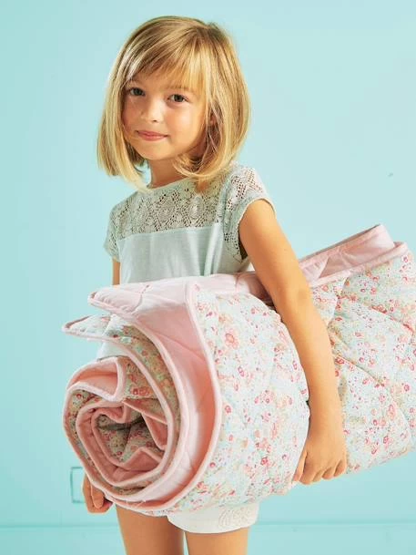 Edredon Matelassé Enfant Vert D'eau - Vertbaudet 4 Edredon Matelassé Enfant Vert D'eau - Vertbaudet – Image 4