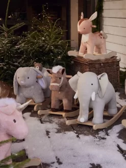 Faon à Bascule En Bois FSC® Multicolore - Vertbaudet -Vertbaudet Enfant Promos Magasin faon a bascule en bois fsc 2