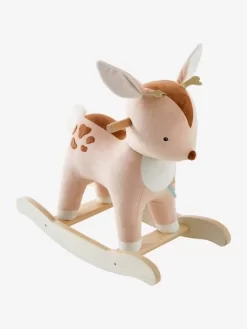 Faon à Bascule En Bois FSC® Multicolore - Vertbaudet -Vertbaudet Enfant Promos Magasin faon a bascule en bois fsc 5