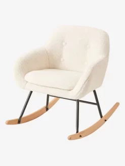 Fauteuil à Bascule Enfant écru - Vertbaudet -Vertbaudet Enfant Promos Magasin fauteuil a bascule enfant 2