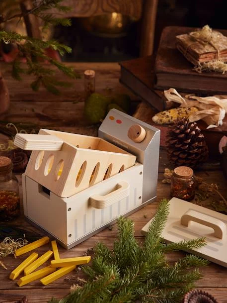 Friteuse En Bois FSC® Beige - Vertbaudet 1 Friteuse En Bois FSC® Beige - Vertbaudet