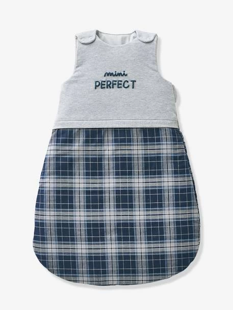 Gigoteuse Manches Amovibles MINI PERFECT Gris Chiné / Bleu - Vertbaudet 2 Gigoteuse Manches Amovibles MINI PERFECT Gris Chiné / Bleu - Vertbaudet – Image 2