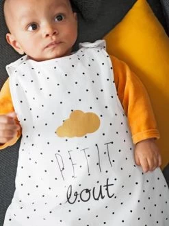 Gigoteuse Sans Manches PETIT BOUT Blanc Imprimé - Vertbaudet -Vertbaudet Enfant Promos Magasin gigoteuse sans manches petit bout 2