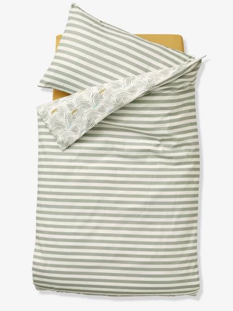 Housse De Couette Bébé TREK Oeko-Tex® Blanc Imprimé - Vertbaudet 2 Housse De Couette Bébé TREK Oeko-Tex® Blanc Imprimé - Vertbaudet – Image 2