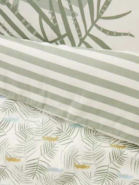 Housse De Couette Bébé TREK Oeko-Tex® Blanc Imprimé - Vertbaudet 4 Housse De Couette Bébé TREK Oeko-Tex® Blanc Imprimé - Vertbaudet – Image 4