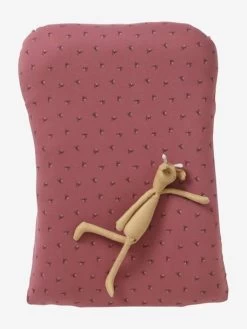 Housse De Matelas à Langer En Jersey Bois De Rose Imprimé - Vertbaudet