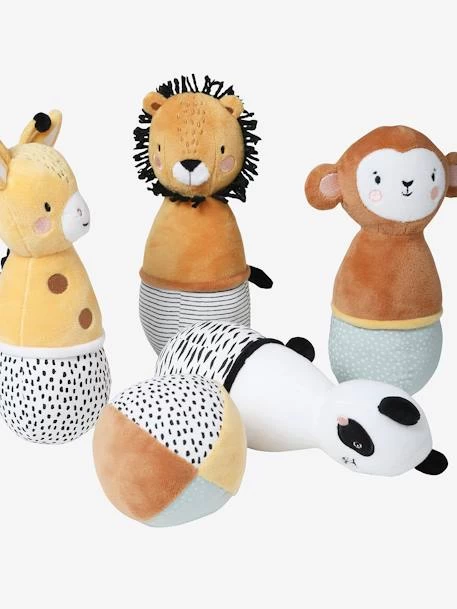 Jeu De Quilles En Tissu TANZANIE Multicolore - Vertbaudet 2 Jeu De Quilles En Tissu TANZANIE Multicolore - Vertbaudet – Image 2