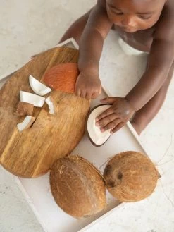 Jouet De Dentition Coco La Noix De Coco - OLI & CAROL Marron - Oli Et Carol -Vertbaudet Enfant Promos Magasin jouet de dentition coco la noix de coco oli carol 4